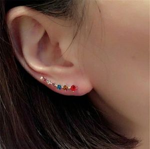 Multi-color stud earrings
